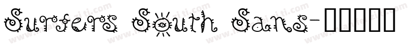 Surfers South Sans字体转换